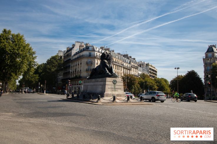visuel statue Lion de Belfort Place Denfert Rochereau