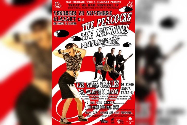 Treat me bad festival, Washington Dead Cats, Glazart, Paris, Concerts