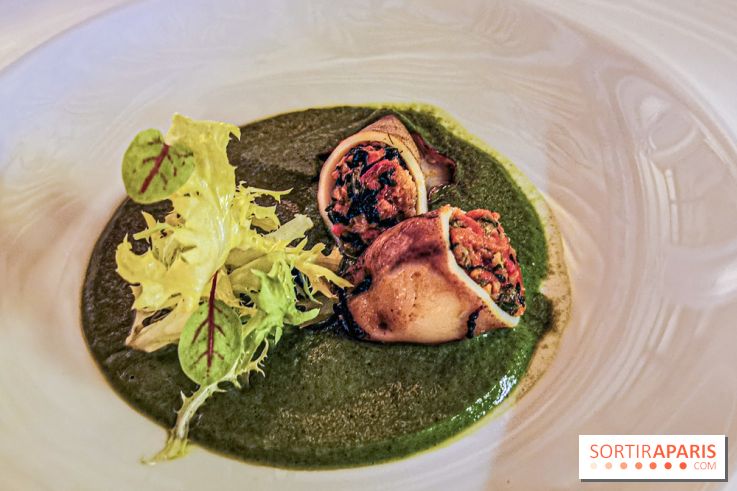 Le menu Traviata à l'Hôtel Le Meurice