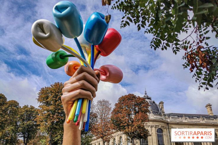 Le Bouquet de Tulipes de Jeff Koons à Paris