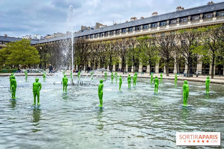 Les hommes de Bessines de Fabrice Hyber, l'exposition en plein air à voir au Palais Royal