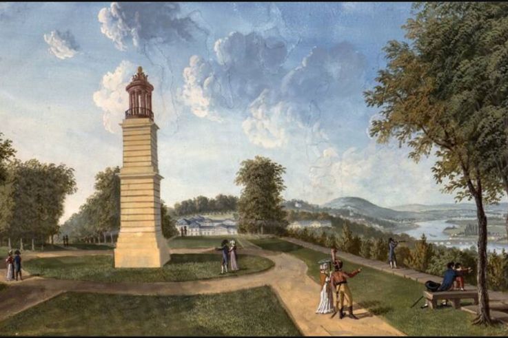 La Lanterne de Démosthène, entre 1803 et 1814
