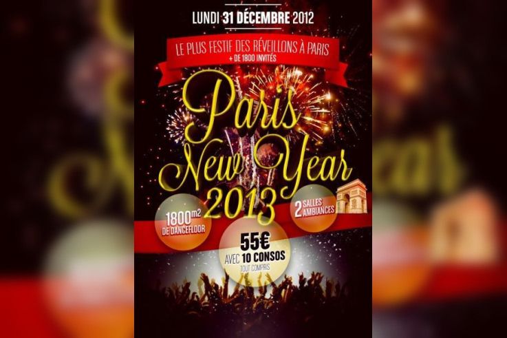 PARIS NEW YEARS EVE 2013