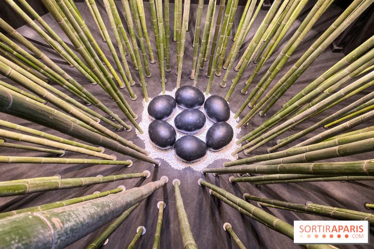 Black Bamboo de Nils-Udo à la Fondation EDF