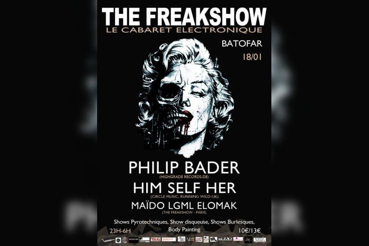 THE FREAKSHOW : Le cabaret electronique
