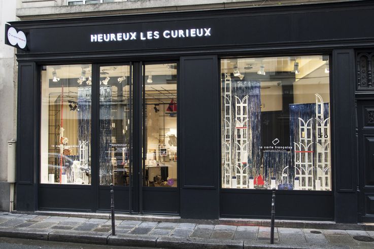 POP UP LA CARTE FRANÇAISE CHEZ HEUREUX LES CURIEUX