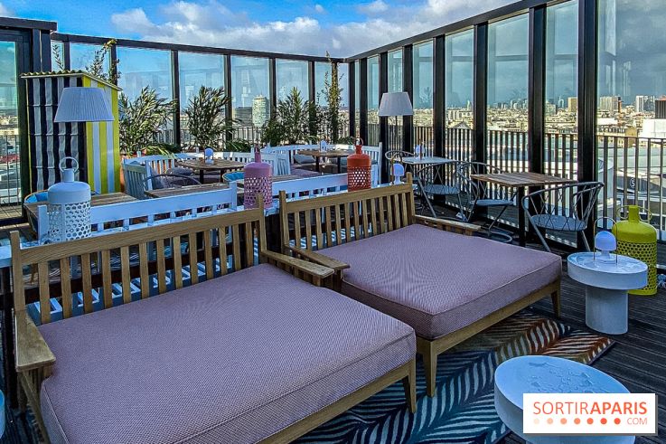 L’Hôtel Mama Shelter Paris West, terrasse