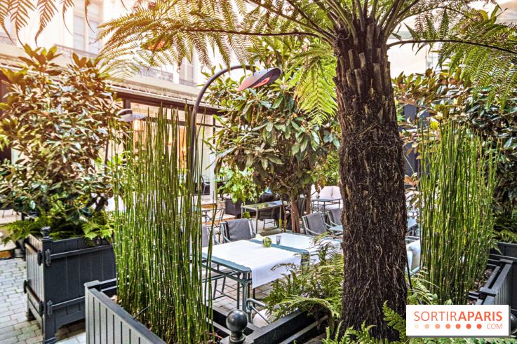 La terrasse d'hiver des Jardins du Faubourg