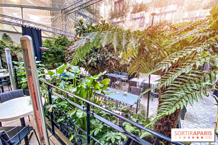 La terrasse d'hiver des Jardins du Faubourg