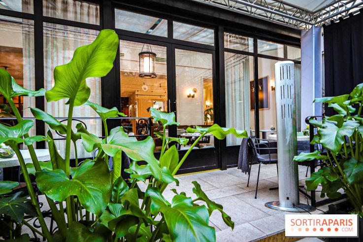 La terrasse d'hiver des Jardins du Faubourg