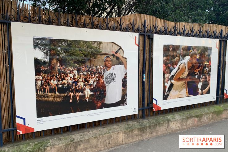 Exposition photo Tony Parker Tour Saint-Jacques 