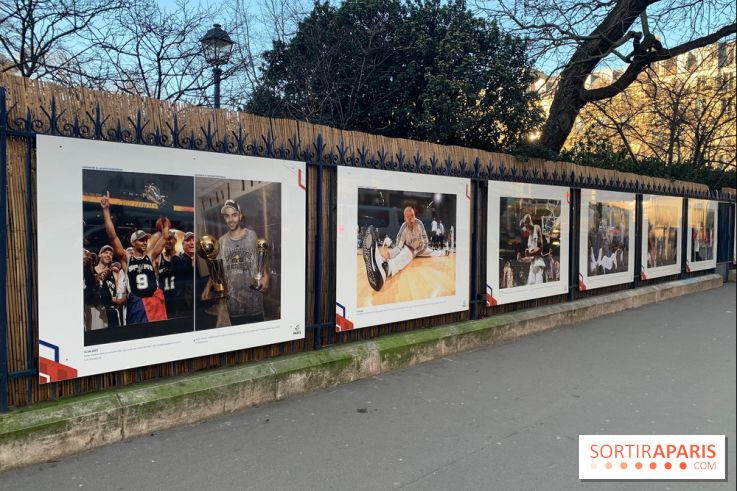 Exposition photo Tony Parker Tour Saint-Jacques 