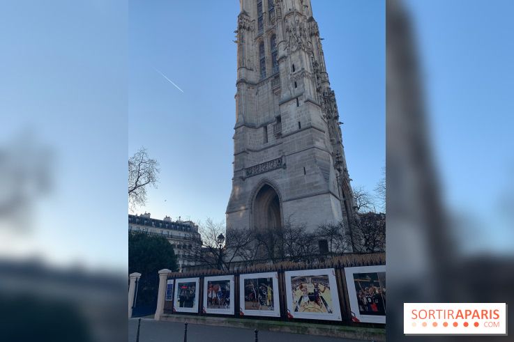Exposition photo Tony Parker Tour Saint-Jacques 