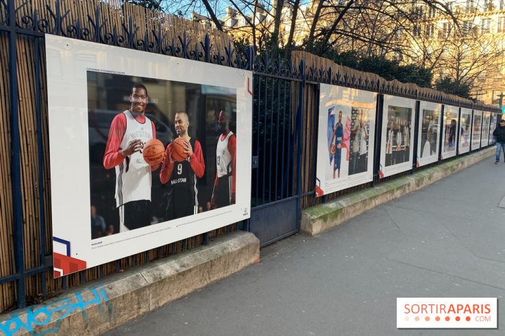 Exposition photo Tony Parker Tour Saint-Jacques 