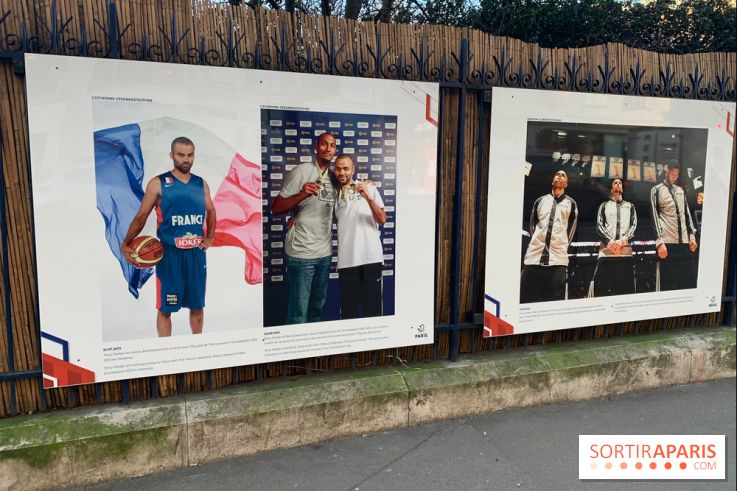 Exposition photo Tony Parker Tour Saint-Jacques 