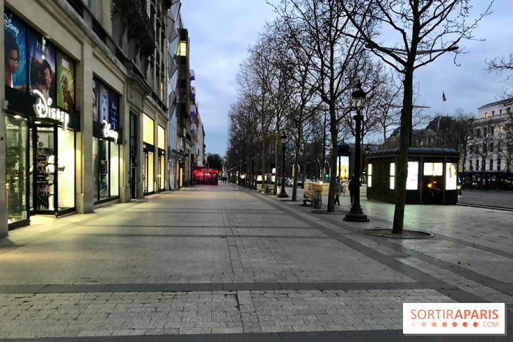 Coronavirus, Paris désert 