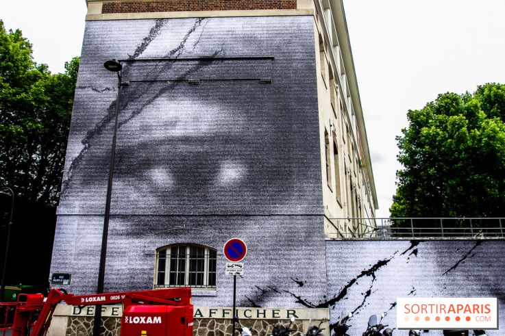 Hommage à Adama Traoré : l'artiste JR dévoile un collage géant à Paris, les photos