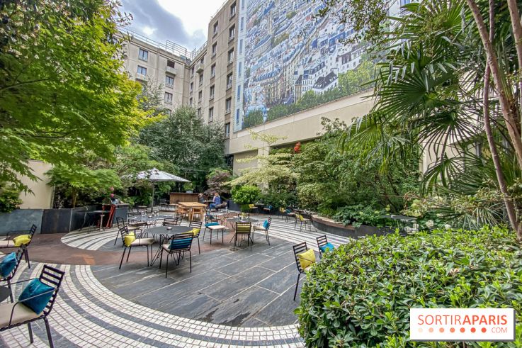 Terrasses du Novotel Paris les Halles, Jardin Privé 