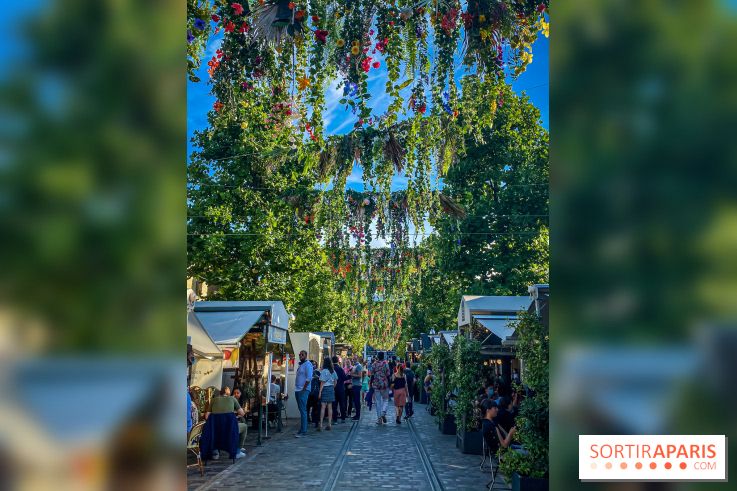 Le ciel de fleurs à Bercy Village