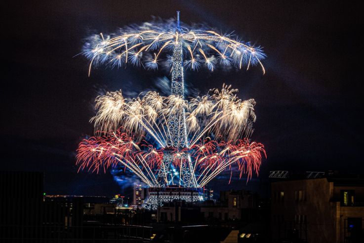 Photos du feu d'artifice du 14 juillet de Paris 2020