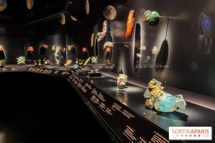 Photos Exposition Pierres Précieuses, du minéraux aux bijoux avec le Joaillier Van Cleef & Arpel vue