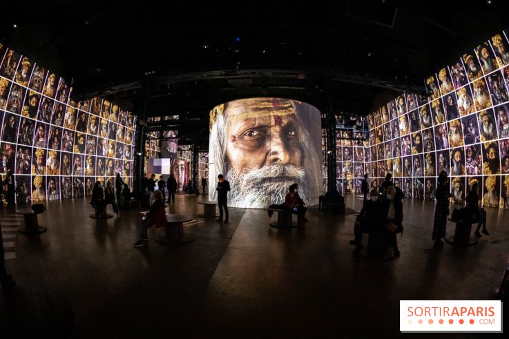 Photos : Exposition immersive Jimmy Nelson : The last sentinels à l’Atelier des Lumières 