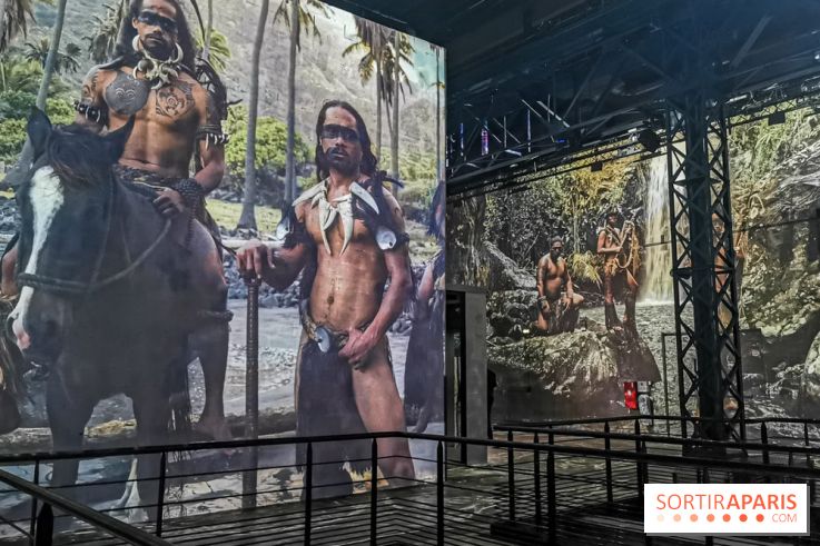 Photos : Exposition immersive Jimmy Nelson : The last sentinels à l’Atelier des Lumières 