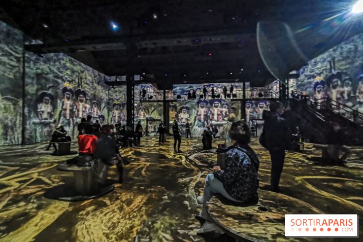 Photos : Exposition immersive Jimmy Nelson : The last sentinels à l’Atelier des Lumières 