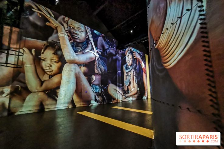 Photos : Exposition immersive Jimmy Nelson : The last sentinels à l’Atelier des Lumières 