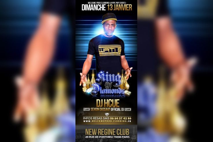  [Description] 	 ??Ce dim. 13/01 King Of Diamonds party spéciale DJ HCUE @ NEW REGINE ??