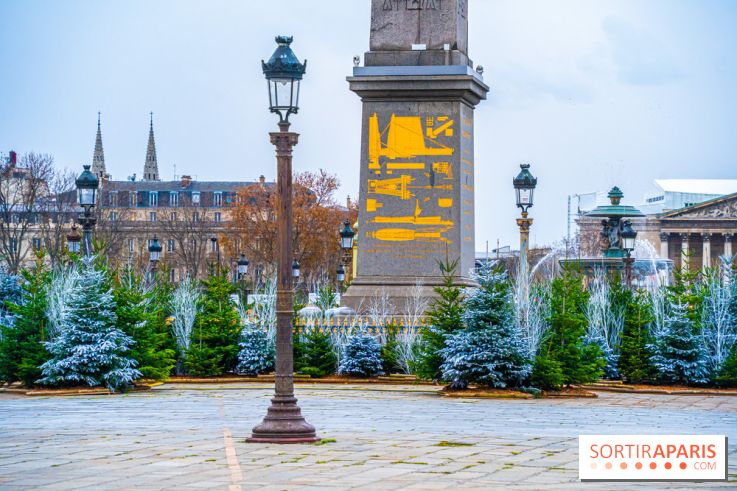 Photos : Illuminations et sapins de Noël Place de la Concorde