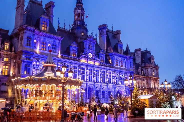 Photos : Village et illuminations de Noël de l'Hôtel de Ville 2020