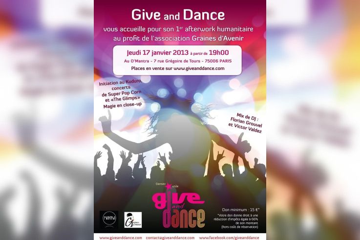 Give and Dance | 1er afterwork humanitaire