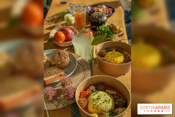 Photos : Flower Food, cantine végétarienne et vegan