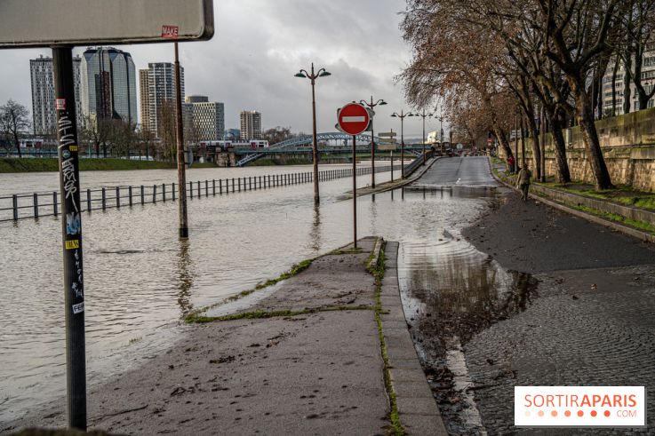 La Seine en crue février 2021