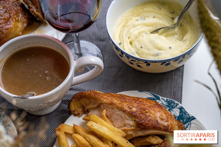 Menu volaille et truffe du Coq Rico, les photos