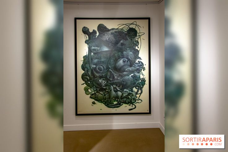 Exposition Bom.K à la galerie Joël Knafo