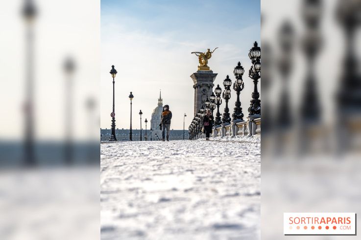 La Neige à Paris ce 10 février 2021