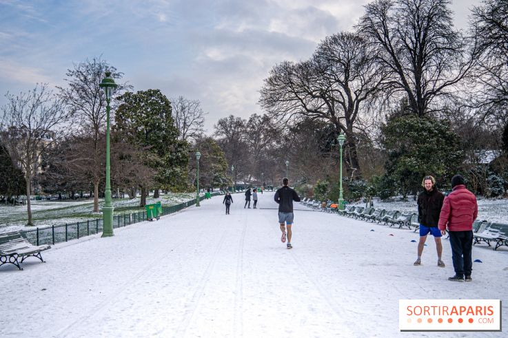 La Neige à Paris ce 10 février 2021