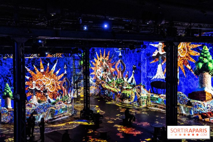Exposition Gaudi à l’Atelier des Lumières, les photos 