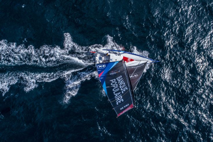 Clarisse Crémer, navigatrice de Banque Populaire X, les photos