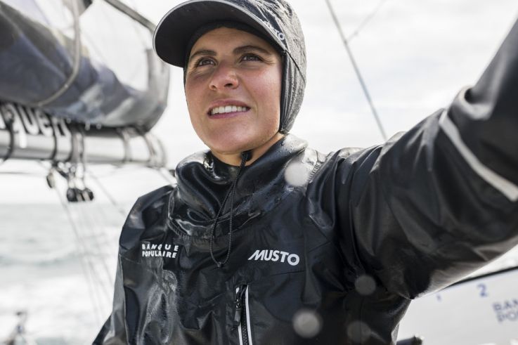 Clarisse Crémer, navigatrice de Banque Populaire X, les photos