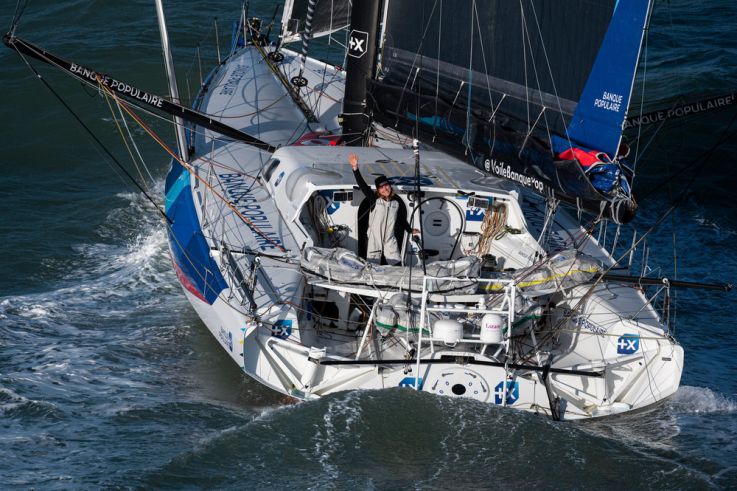 Clarisse Crémer, navigatrice de Banque Populaire, les photos