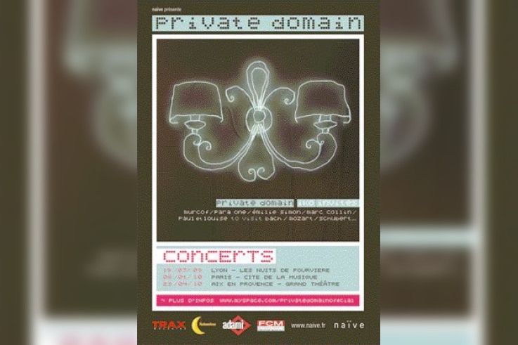 Private Domain, Iko, Murcof, Para One, Émilie Simon, Marc Collin, Concert; Cité de la musique, Paris