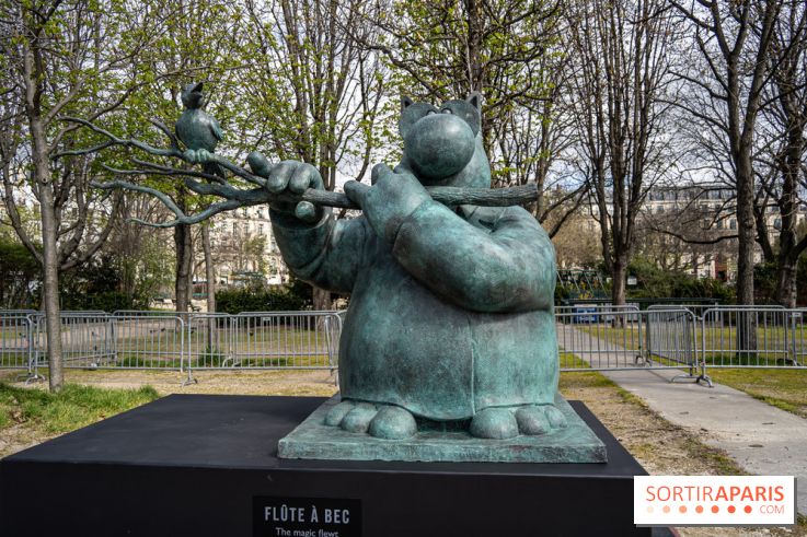 Exposition Geluck sur les Champs-Elysées 