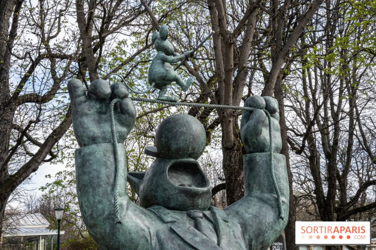 Exposition Geluck sur les Champs-Elysées 