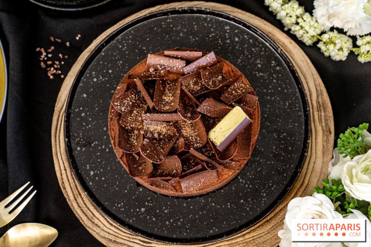 La Tarte Chocolat de Pâques et d'avril de Quentin Lechat au Royal Monceau