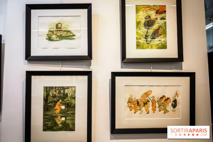 Shizen, l'expo gratuite de Benjamin Lacombe à la galerie Daniel Maghen - nos photos