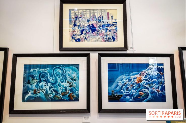 Shizen, l'expo gratuite de Benjamin Lacombe à la galerie Daniel Maghen - nos photos