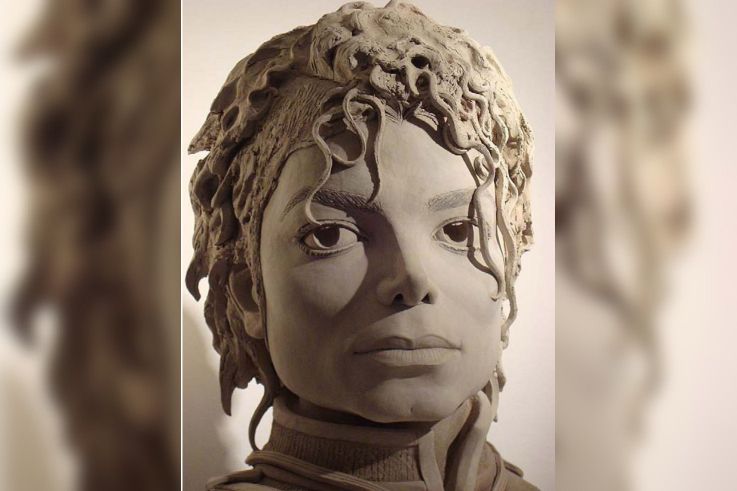 Sculpture Michael Jackson Jean-Baptiste Seckler